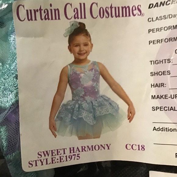 Girls' Dance/Ballet Outfit - Curtain Call Costumes,  with Matching Headband - Picture 4 of 7